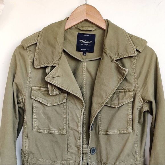 Madewell Outbound Green Utility Jacket Size XS - Picture 4 of 12